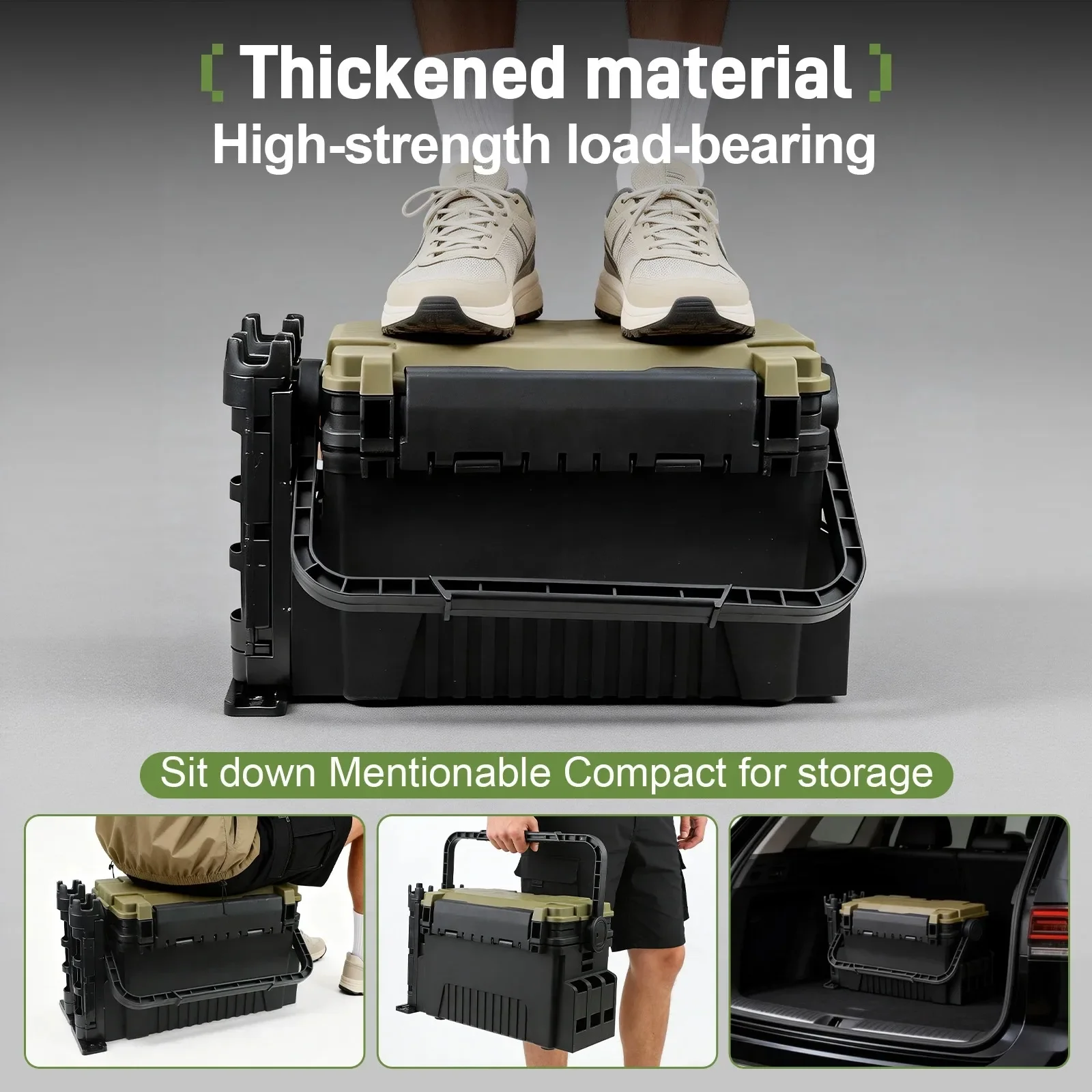 Large Capacity Tackle Fishing  - Fishing Kayak Crate recension och pris