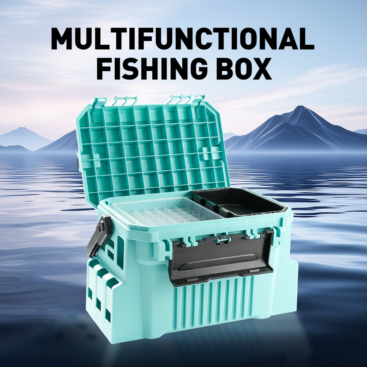 20L FIshing tackle box with eg - Fishing Kayak Crate recension och pris
