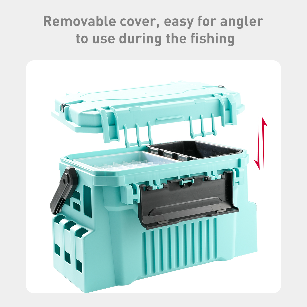 20L FIshing tackle box with eg - Fishing Kayak Crate recension och pris