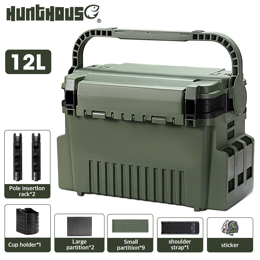Hunthouse 12L Large Fishing Ta - Fishing Kayak Crate recension och pris